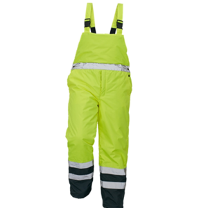 Salopeta cu Pieptar de Iarna Impermeabila, Reflectorizanta, Padstow - Galben Neon