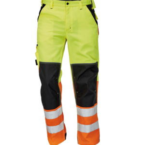 Pantaloni reflectorizanti KNOXFIELD HV FL - Galben/Portocaliu