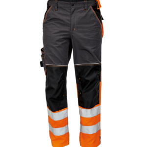 Pantaloni reflectorizanti KNOXFIELD HV DW Gri/Portocaliu