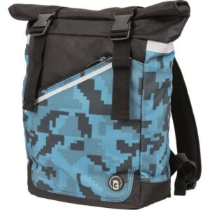 Rucsac modern NEURUM CAMOUFLAGE - Albastru Petrol